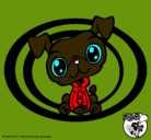 Dibujo Perrito Littlest Pet Shop pintado por natiit