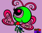 Dibujo Mariposa Littlest Pet Shop 2 pintado por mimit