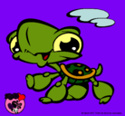 Dibujo Tortuga Littlest Pet Shop pintado por NatyXD