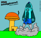 Dibujo Imaginext 8 pintado por lijuto