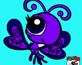 Dibujo Mariposa Littlest Pet Shop 2 pintado por diablitaxx