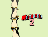 Dibujo Madagascar 2 Pingüinos pintado por micaeayala10