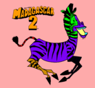 Dibujo Madagascar 2 Marty pintado por 5276449