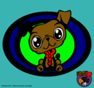 Dibujo Perrito Littlest Pet Shop pintado por AriRM