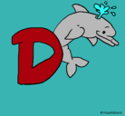 Dibujo Delfín pintado por ddemiamor