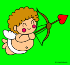 Dibujo Cupido pintado por abygaiil