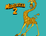 Dibujo Madagascar 2 Melman pintado por Solcito674k