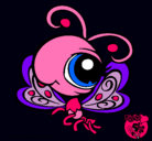 Dibujo Mariposa Littlest Pet Shop pintado por lucy12085