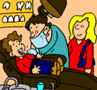 Dibujo Niño en el dentista pintado por manusanmi