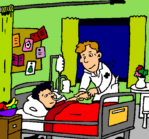Dibujo Niño hospitalizado pintado por SoyCool