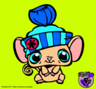 Dibujo Ratoncito Littlest Pet Shop pintado por evamrh