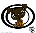 Dibujo Perrito Littlest Pet Shop pintado por nesin