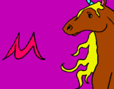 Dibujo Unicornio pintado por ariadnasala