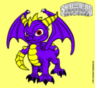 Dibujo Spyro pintado por spyro