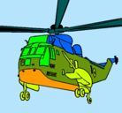 Dibujo Helicóptero al rescate pintado por juan121212