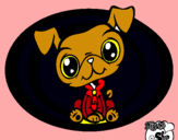 Dibujo Perrito Littlest Pet Shop pintado por chichiguis