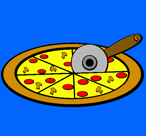 Dibujo Pizza pintado por lOliitaa