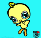 Dibujo Pajarito Littlest Pet Shop pintado por mabi