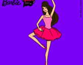 Dibujo Barbie bailarina de ballet pintado por glapit