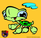 Dibujo Tortuga Littlest Pet Shop pintado por AriRM