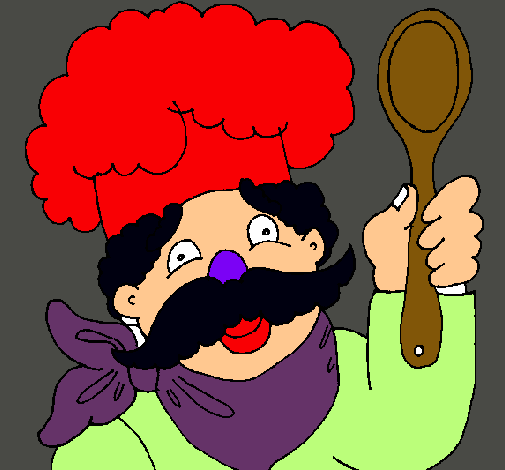 Chef con bigote