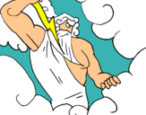 Dibujo Dios Zeus pintado por tomyk