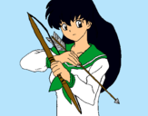 Dibujo Kagome pintado por killen12