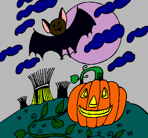 Paisaje de Halloween