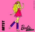 Dibujo Barbie Fashionista 1 pintado por frutillita