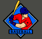 Dibujo Logo de béisbol pintado por manusanmi