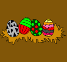 Dibujo Huevos de pascua III pintado por bebesitha