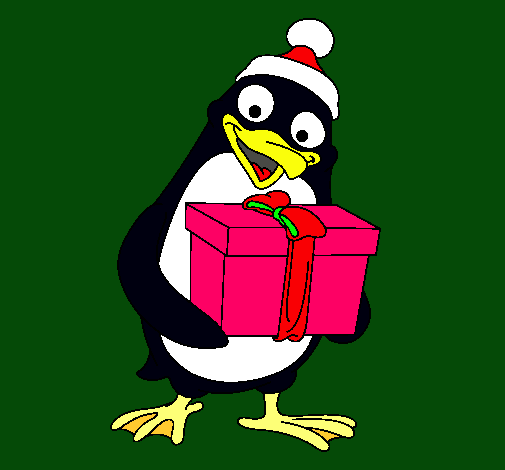 Dibujo Pingüino pintado por abygaiil