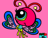 Dibujo Mariposa Littlest Pet Shop 2 pintado por Lupi92