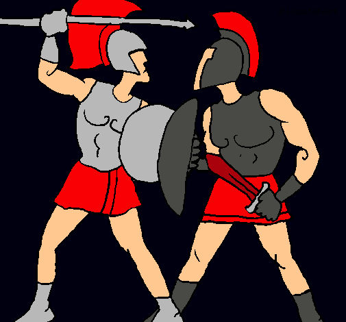 Lucha de gladiadores