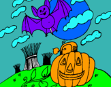 Dibujo Paisaje de Halloween pintado por Ivanvan