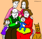 Dibujo Familia pintado por oooooooooooo