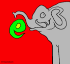 Dibujo Elefante pintado por Doraluc