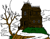 Dibujo Casa encantada pintado por micaela890
