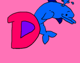 Dibujo Delfín pintado por drxsrcvgbvcx