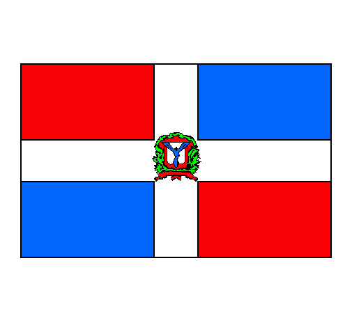 Dibujo República Dominicana pintado por isabel-11