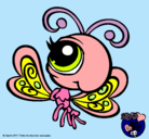 Dibujo Mariposa Littlest Pet Shop 2 pintado por cloe127