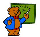 Dibujo Profesor oso pintado por YOLOTZIN