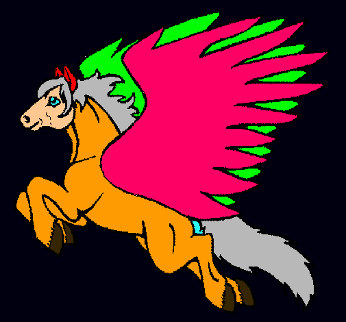 Pegaso volando