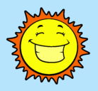 Dibujo Sol sonriendo pintado por andrea8