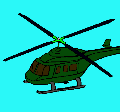 Dibujo Helicóptero  pintado por manuel145