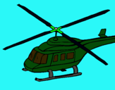 Dibujo Helicóptero  pintado por manuel145