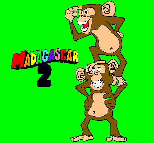 Madagascar 2 Manson y Phil