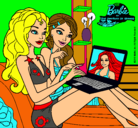 Dibujo Barbie chateando pintado por zayadyt9i