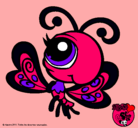 Dibujo Mariposa Littlest Pet Shop 2 pintado por dy1999