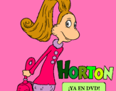 Dibujo Horton - Sally O'Maley pintado por aero